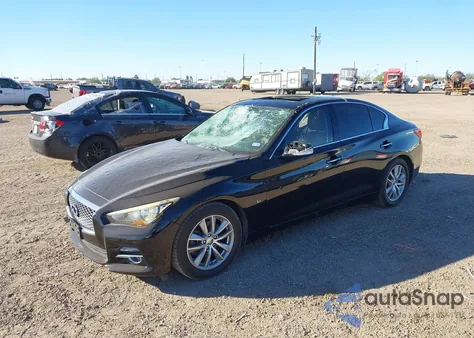 2015 Infiniti Q50 Premium/Sport из США, поврежденный, VIN JN1BV7AP6FM334116
